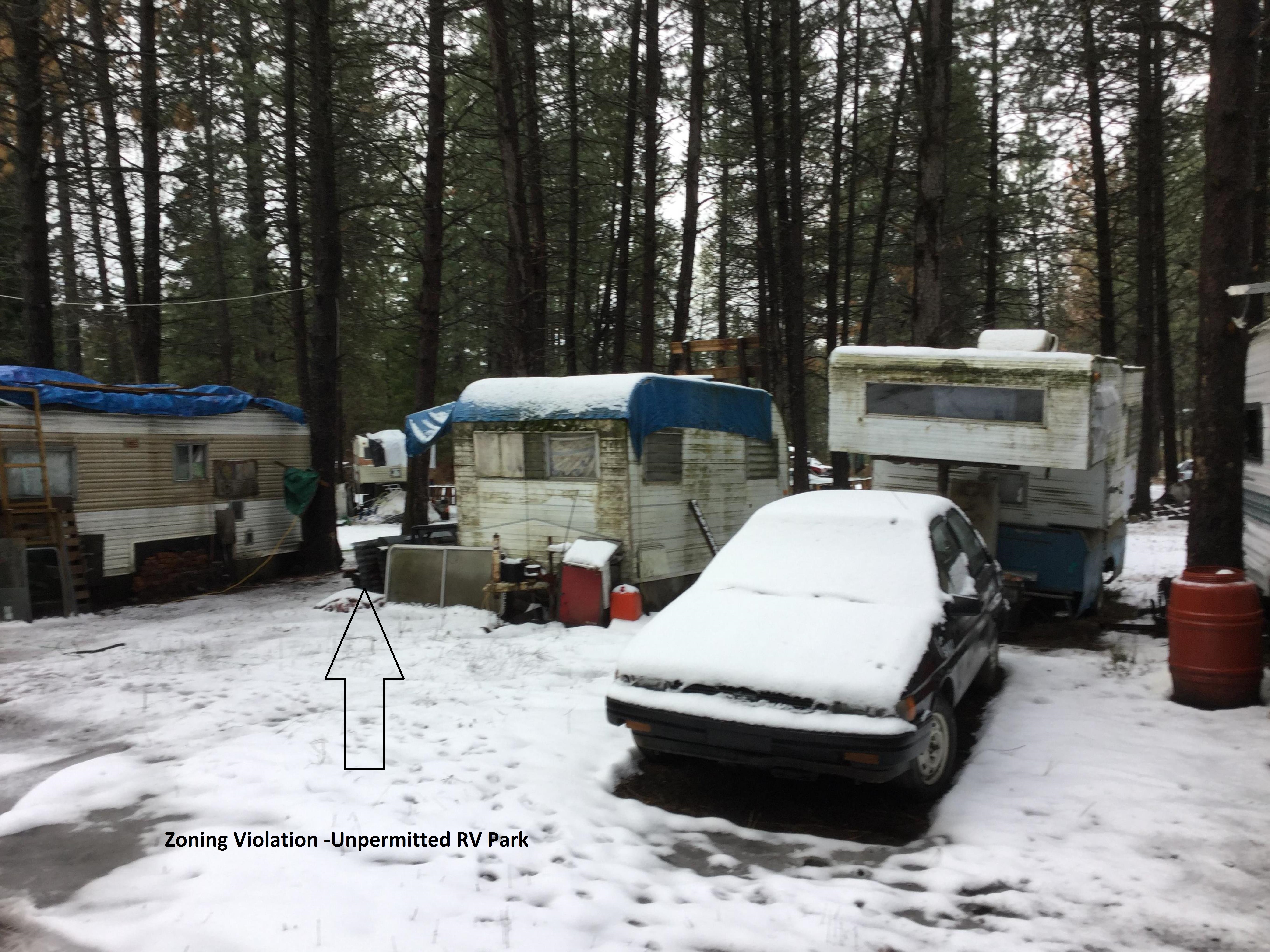 Zoning Violation - Unpermitted RV Park