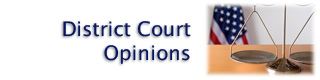 District Court Opinions with image of scales