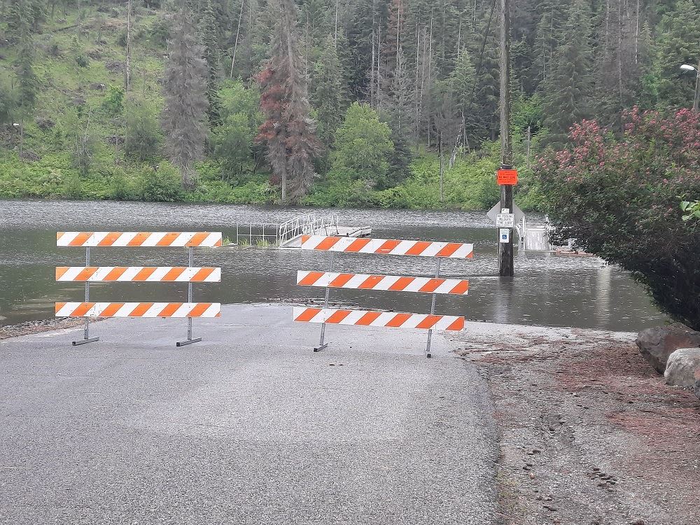 2022 FLOODING AT FERNAN BOAT LAUNCH