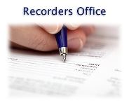 Recorders Office Writing on Paper