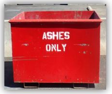 Ashes Only Bin