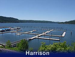 Harrison Lake with dock