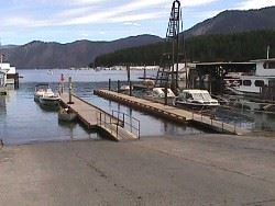 Bayview boat launch to lake