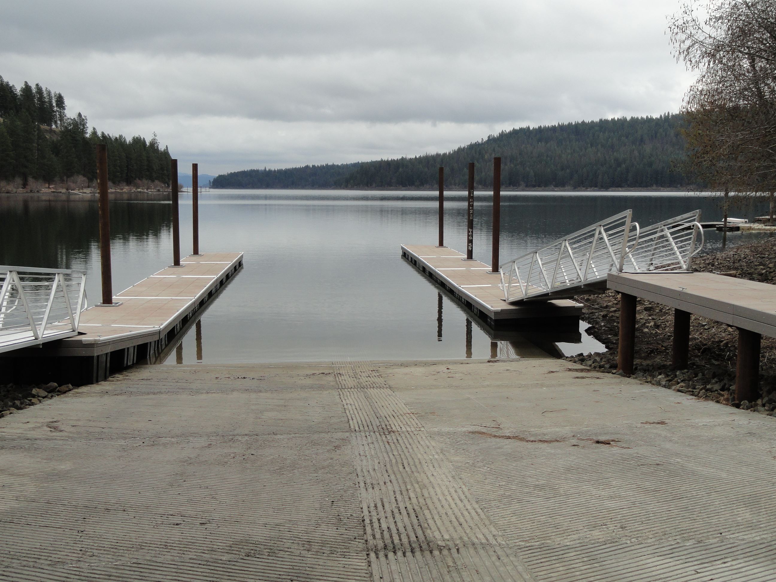 Sunup Bay boat launch and docks