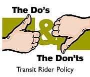 The Dos and Donts Rider Policy