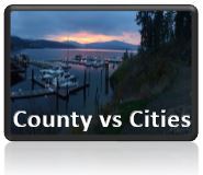 County vs Cities