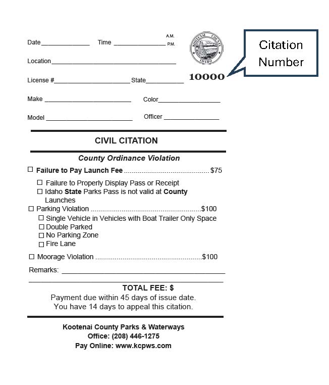 Citation Pic for Appeal Form